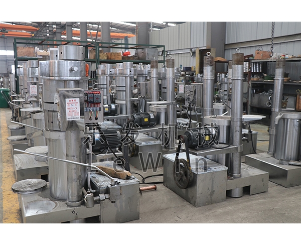 樂發機械 液壓榨油機 加工區