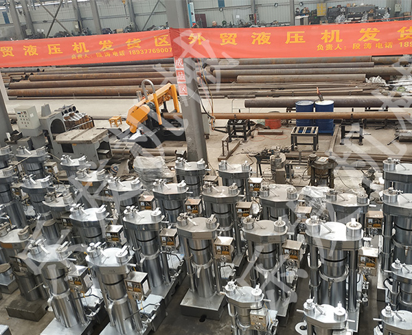 樂發機械液壓榨油機 車間展示